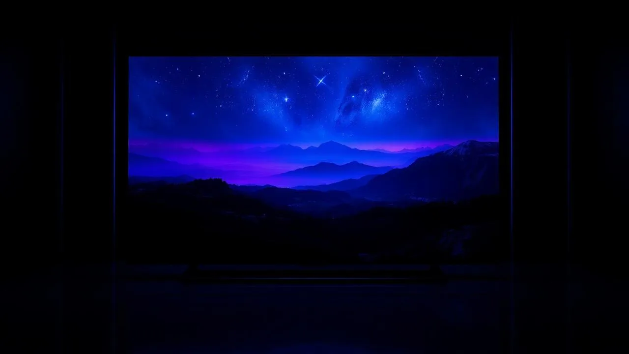 TV 4K exibindo filme em ultra alta definição via Lista IPTV