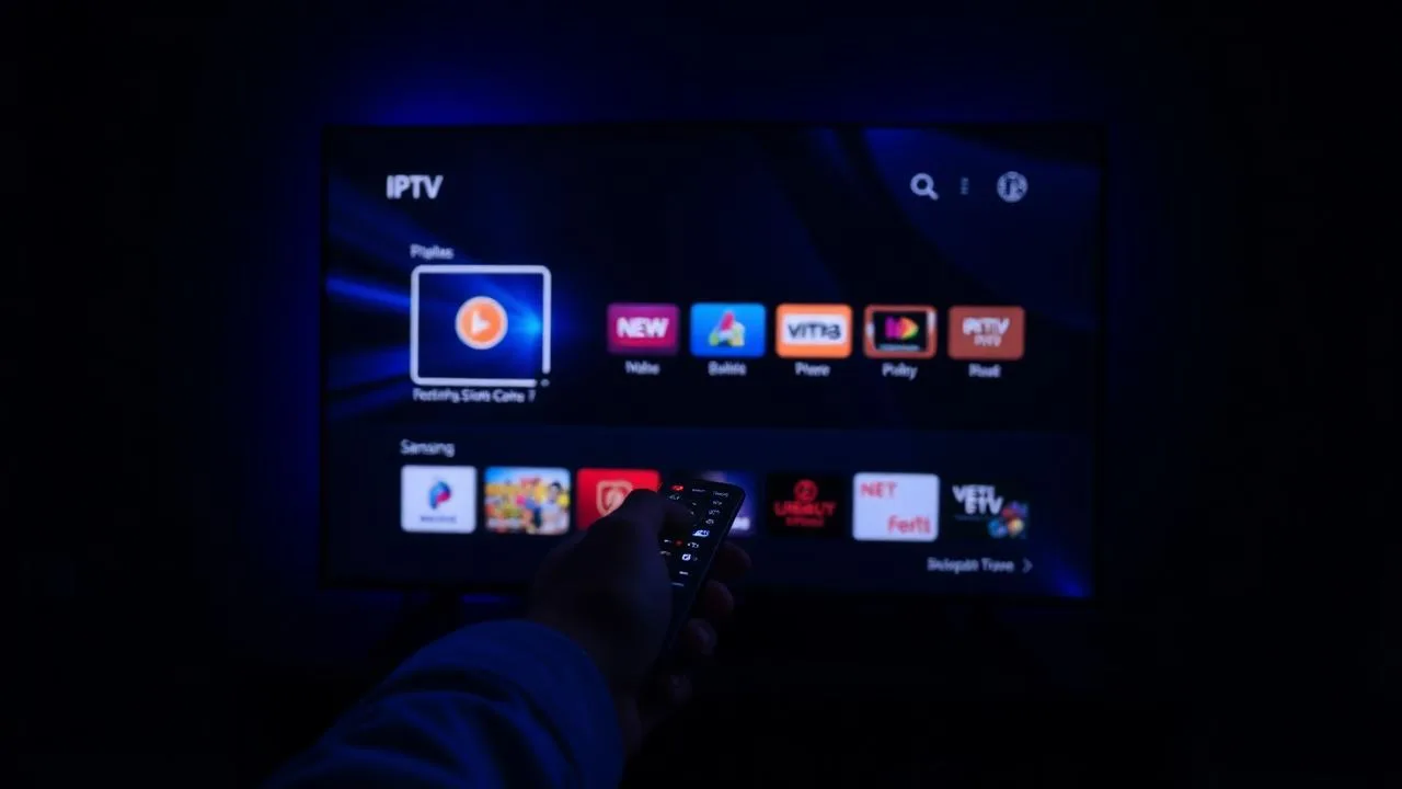 Instalação de Lista IPTV em Smart TV moderna